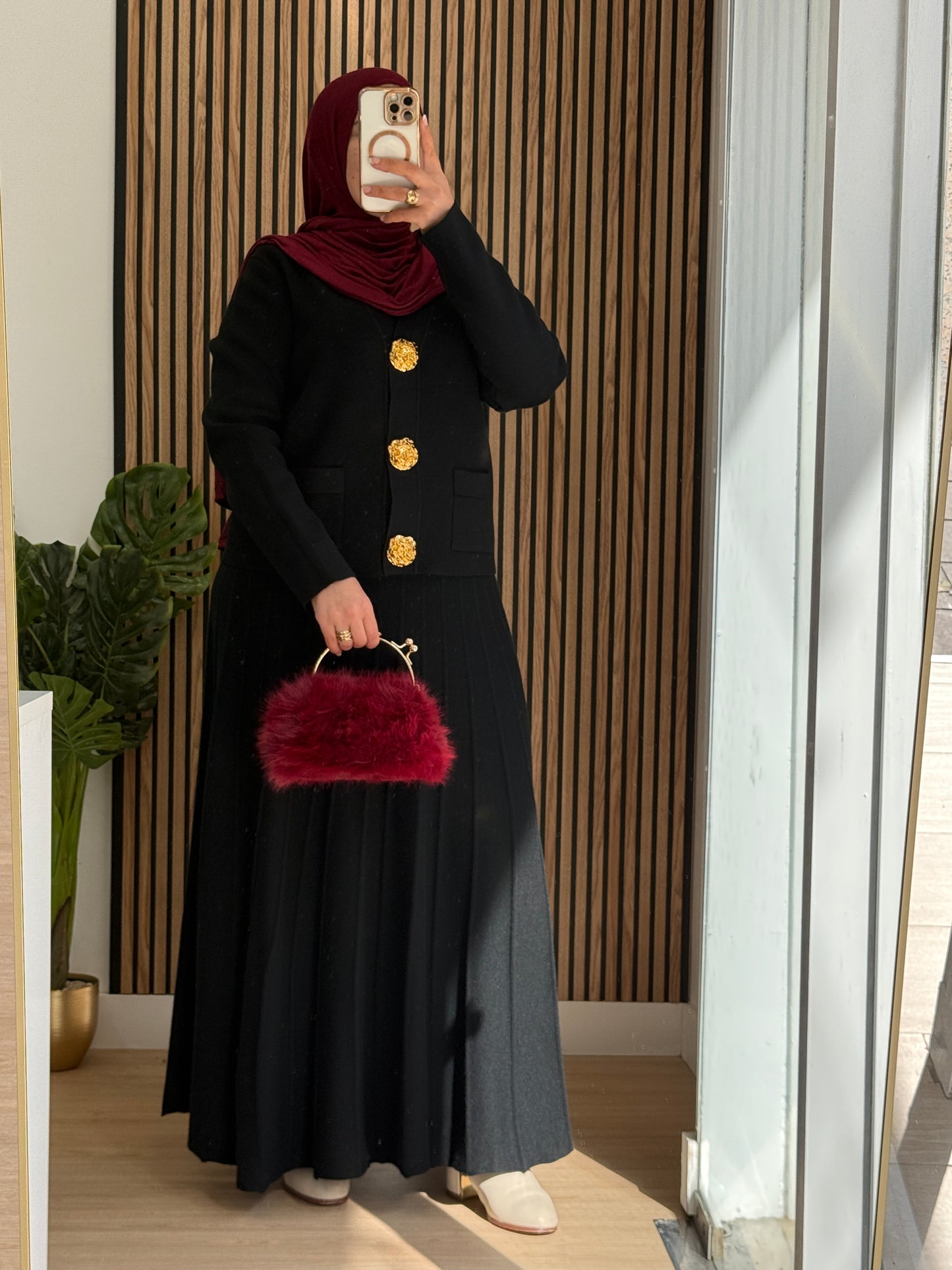 CONJUNTO DE FALDA BOTONES