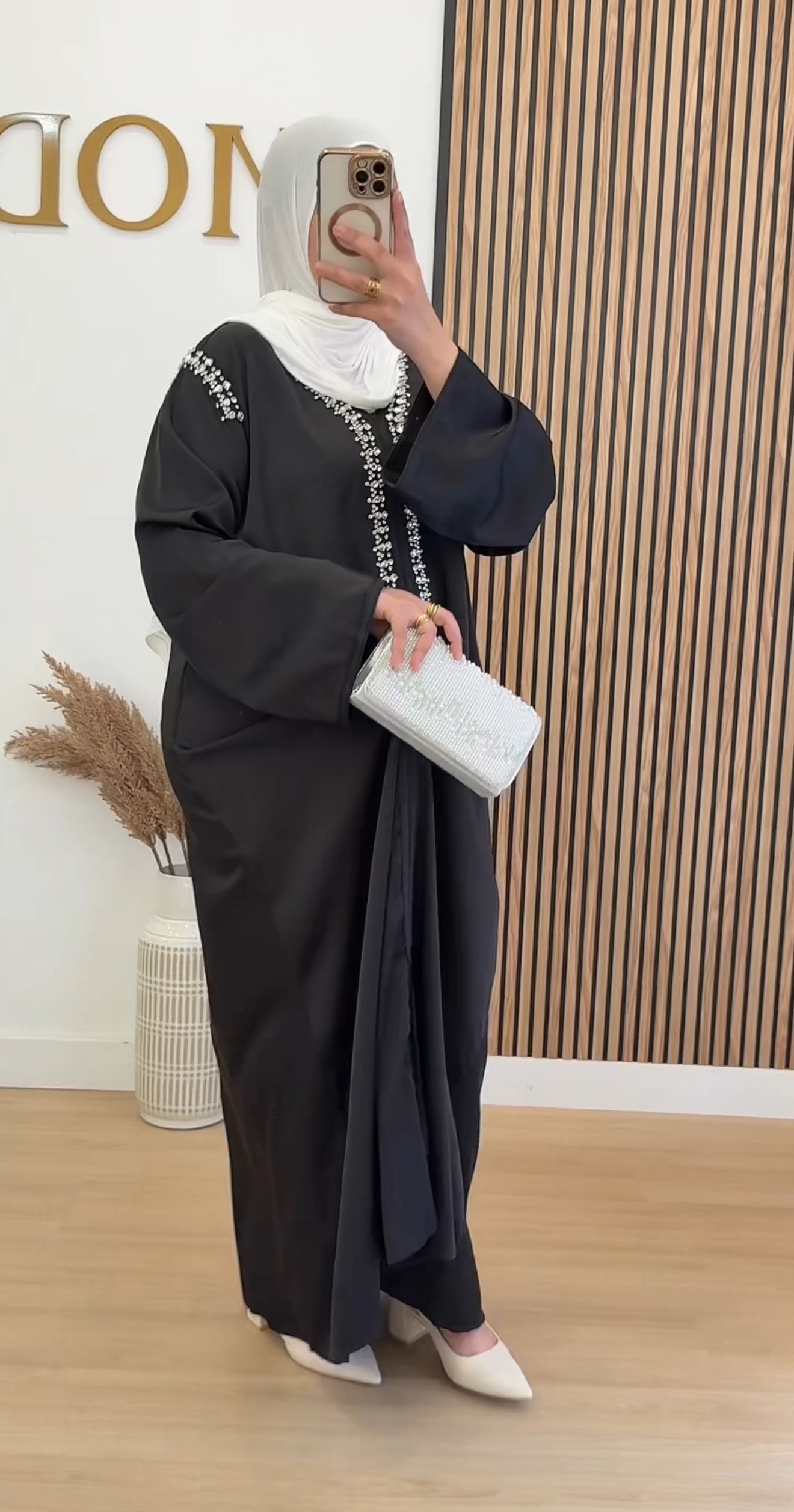 ABAYA DE DIAMANTES