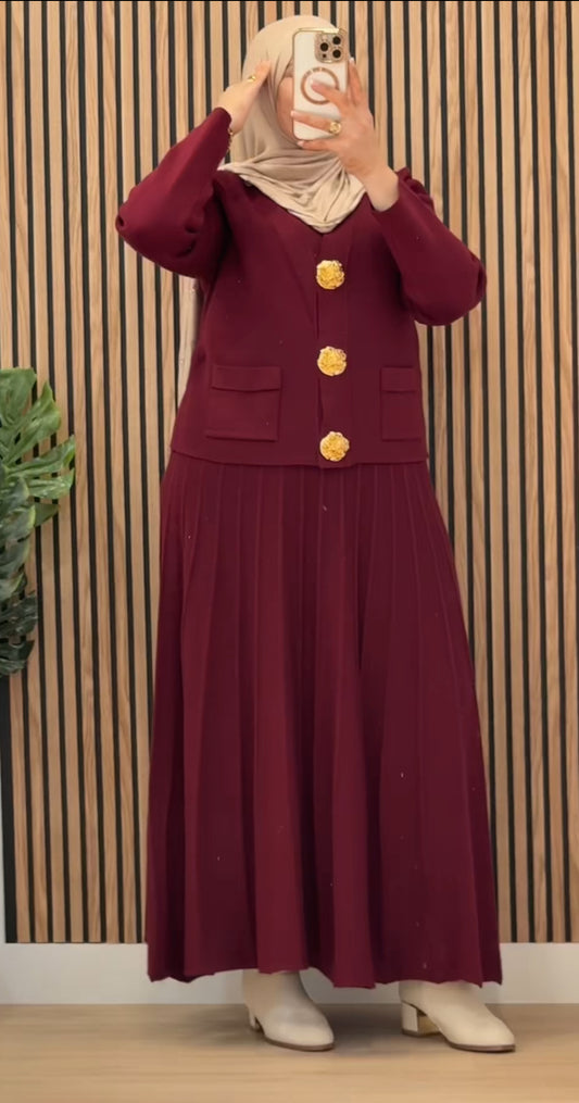 CONJUNTO DE FALDA BOTONES