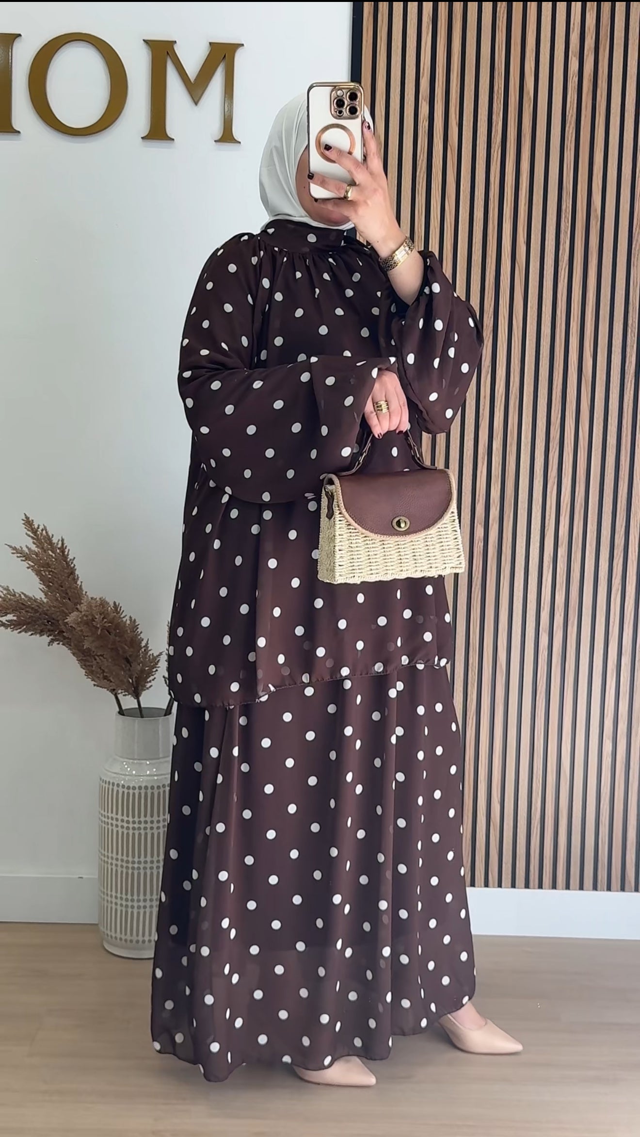 CONJUNTO FALDA DE LUNARES