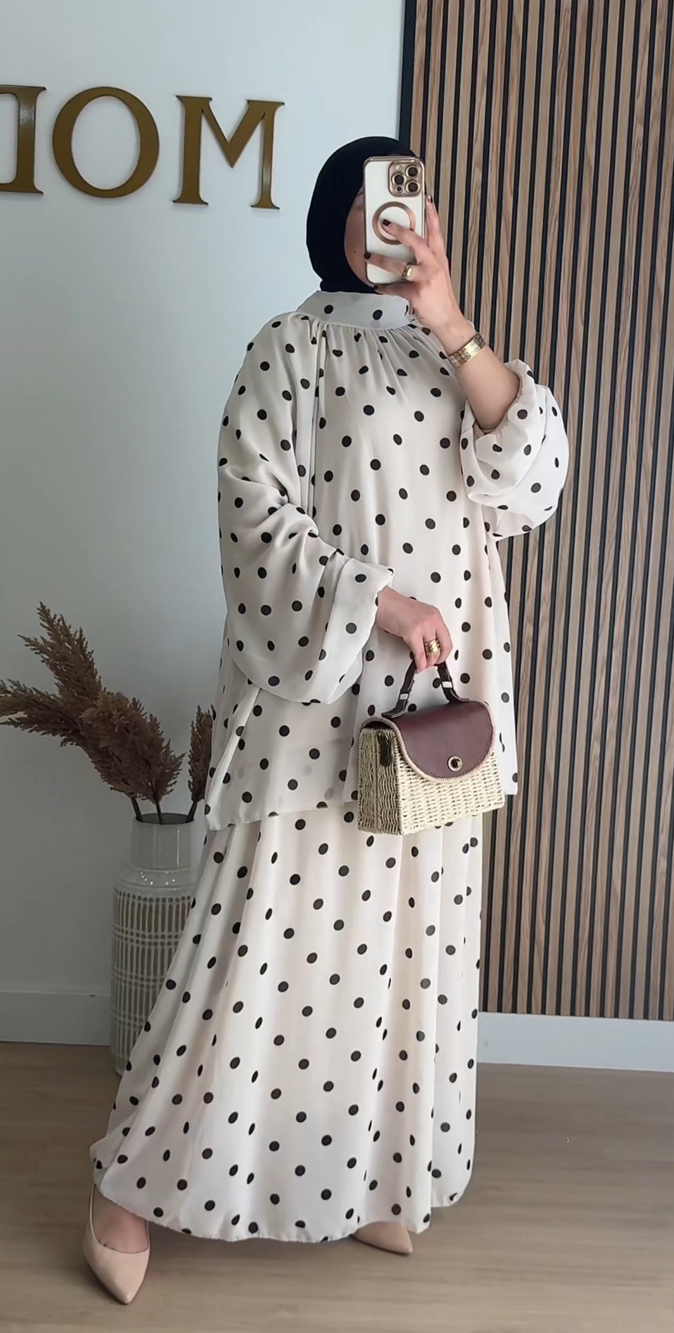 CONJUNTO FALDA DE LUNARES